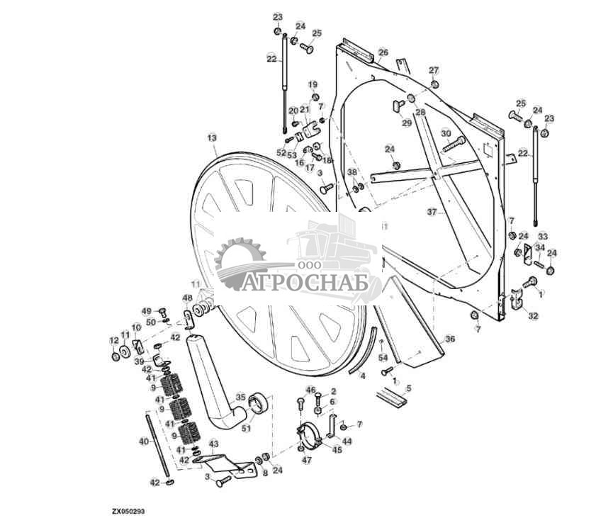 Rotary Radiator Screen And Frame 